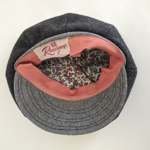 Rozanne Vintage Women's Gray Gatsby Hat - Picture 7 of 8